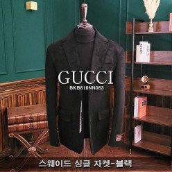 구* 스웨이드 싱글 자켓