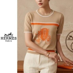에*** 마차 라인 반팔니트