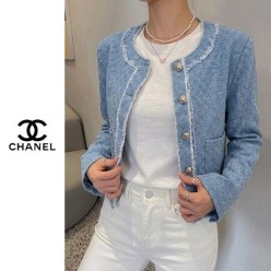 샤* 데님 수술 라운드자켓