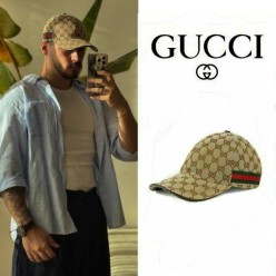 구* GG 슈프림 삼선 모자