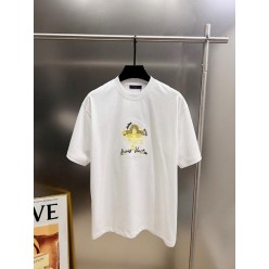 루* 골드모노 레터링 자수티셔츠