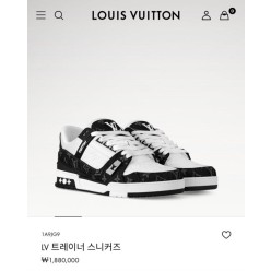 루* 트레이너 데님 블랙