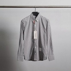 톰* 히든삼선 체크 셔츠