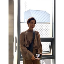 르** 크루아상 스몰 숄더 백