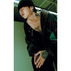 부** 콰트로 블랙 에디션 링 펜던트 목걸이✔수입최고급