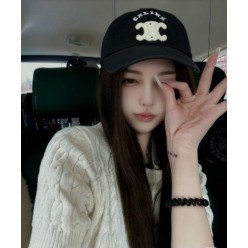 셀** 트리옹프 빈티지 개버딘 아플리케자수 볼캡✔수입