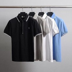 스* 사각패치 라인 PK 반팔 카라티