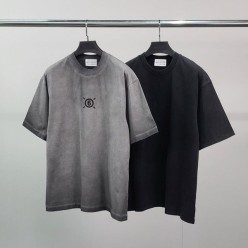 메* 마르지엘라 홀로그램로고 피그먼트 반팔티