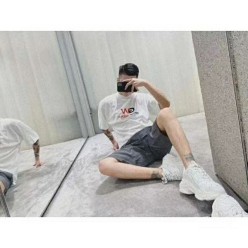 발**** 짐웨어로고 나염 반팔티