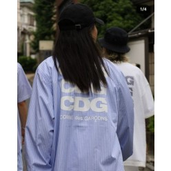 꼼* 스트라이프 코치 자켓 - 수입