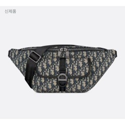 디* 8 벨트백 베이지 & 블랙 Di0r Oblique 자카드