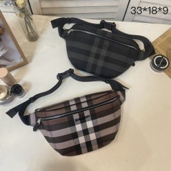 버** 카슨 체크 벨트백