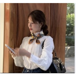 루* 오렌지퍼플 실크 방도