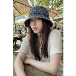 루* 멀티 모노그램 자가드 워싱 버킷햇 ✔수입