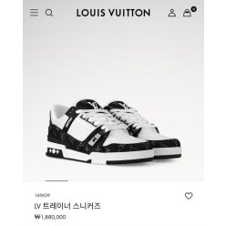 루* 트레이너 데님 블랙