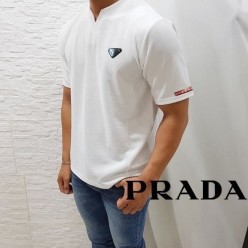 프** 슬릿 엠보 반팔티셔츠