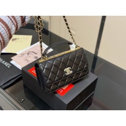 샤* 트렌디cc 탑핸들백 램스킨