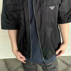 프** 반팔 바람막이 자켓