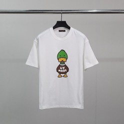 루* x 휴* 메이드 LV덕 코튼 반팔티