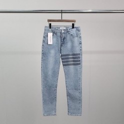 톰* 사선완장 로고탭 청바지