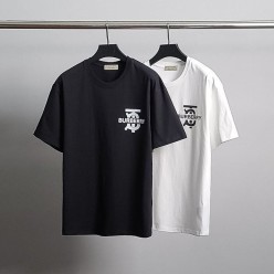 버** TB 레터링 코튼 반팔티