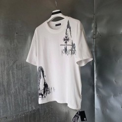 크* 트리플 자수 티셔츠
