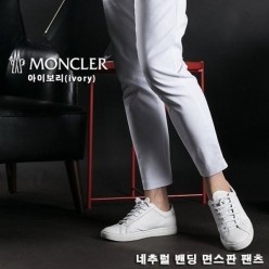 “네추럴 밴딩 면스판 팬츠”