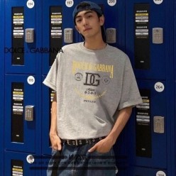 돌* 월계수 레터링 디자인 반팔 티셔츠