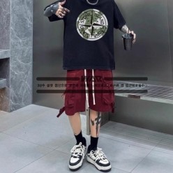 스* 카모 플라쥬 디자인 반팔 티셔츠