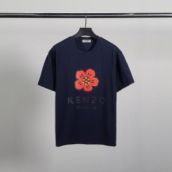 겐* 플라워 코튼 반팔티