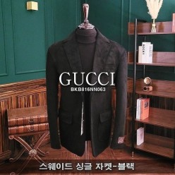 구* 스웨이드 싱글 자켓