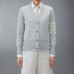 톰* 홀리데이 헥터 인타르시아 브이넥 가디건