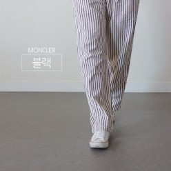 스트라이프 밴딩 팬츠