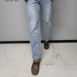 톰* 아이스 구제 청바지