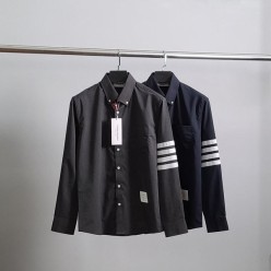 톰* 사선완장 다크 셔츠
