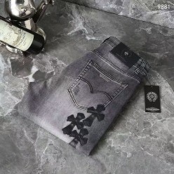 크* 크로스 가죽 패치 그레이진