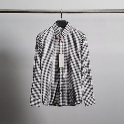 톰* 히든삼선 체크 셔츠