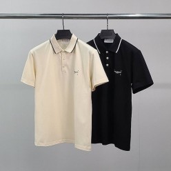 메* 마르지엘라 엠보로고 라인 반팔 카라티
