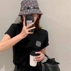 로** 로프로고 자수티셔츠