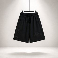 크* 플뢰르 자수패치 하프팬츠