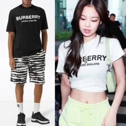 버** 영문로고 반팔