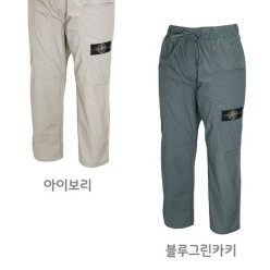 스* 립스탑 워시드 와팬 스트레치 코튼 팬츠