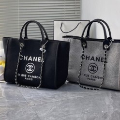 샤* 캔버스 도빌백