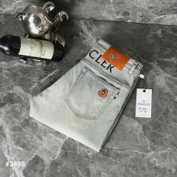 그레노블 스틸로고 패치 워싱 데님 팬츠