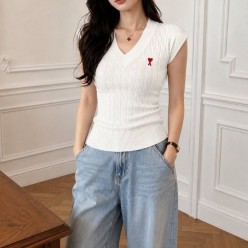 아* 스몰하트 케이블 나시