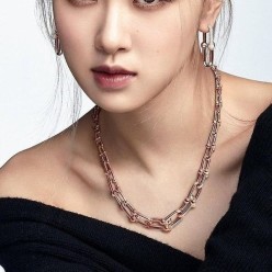 티** 하드웨어 그레듀에이트 링크 네크리스 목걸이