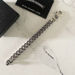 크* 크로스 클립 더블 팬시 팔찌
