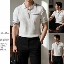 로* 피아나 스티치 카라 니트