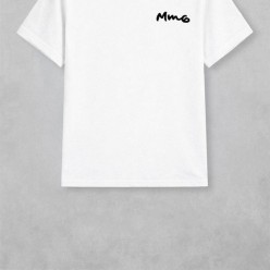 메* 마르지엘라 MM6 넘버링 로고 코튼 숏 슬리브 티셔츠