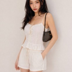 셀** 수입프리미엄급 티나 숄더백 트리옹프 캔버스